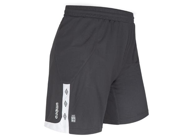 UMBRO UX Elite Shorts jr Sort/Hvit 140 Flott spillershorts