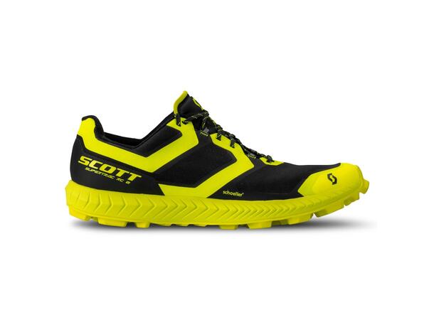 SCOTT Shoe Supertrac RC 2 Sort/Gul 44,5 En teknisk løpesko for fjellet 