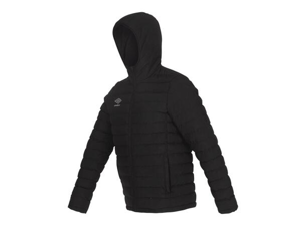 UMBRO Core Padded Jkt Sort XL Vattert jakke med hette 