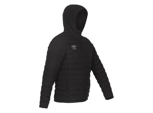 UMBRO Core Padded Jkt Sort M Vattert jakke med hette 