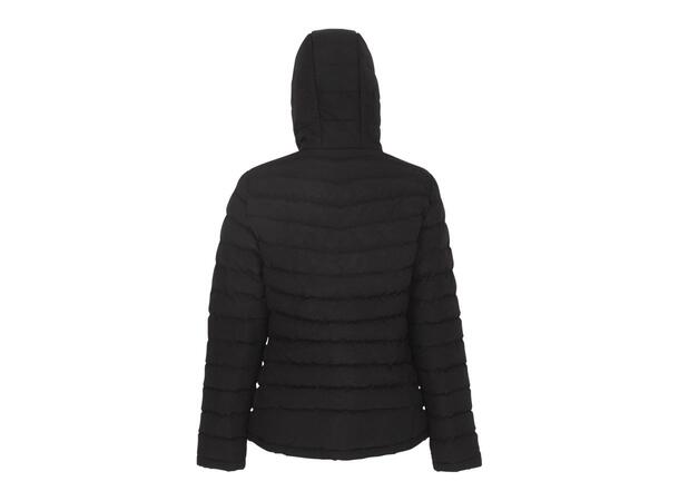 UMBRO Core Tech Padded Jkt W Sort 40 Vattert jakke med hette til damer