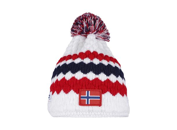 FIBRA Hopp Lue Strikket Hvit Strikket lue med fleece på innsiden 