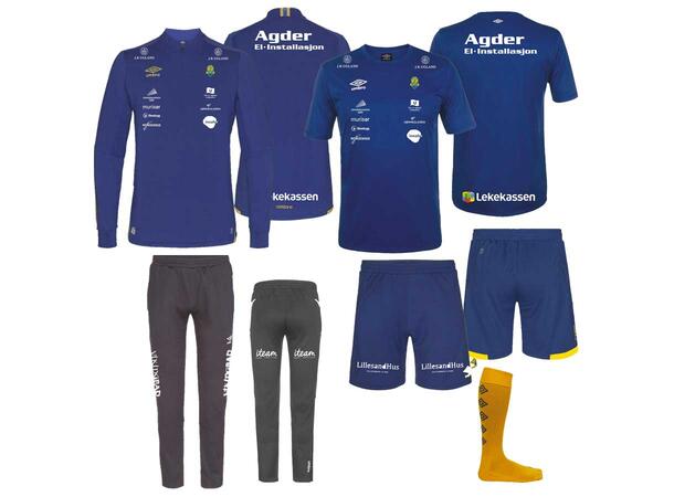 FK Jerv Spillerpakke Med Initialer FK Jerv Spillerpakke m/initialer 