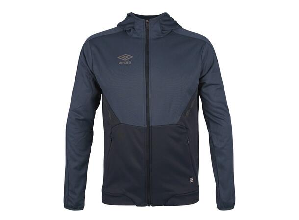 UMBRO Core Tech Hood Zip J Marine 140 Jakke med hette, i resirkulert polyester 