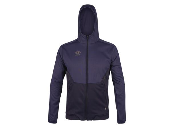 UMBRO Core Tech Hood Zip J Marine 140 Jakke med hette, i resirkulert polyester 