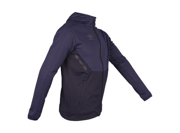 UMBRO Core Tech Hood Zip J Marine 140 Jakke med hette, i resirkulert polyester 