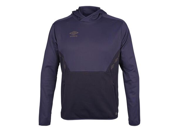 UMBRO Core Tech Hoodie Marine XS Hettegenser i resirkulert polyester 