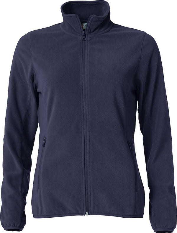 Basic mikrofleecejakke dame