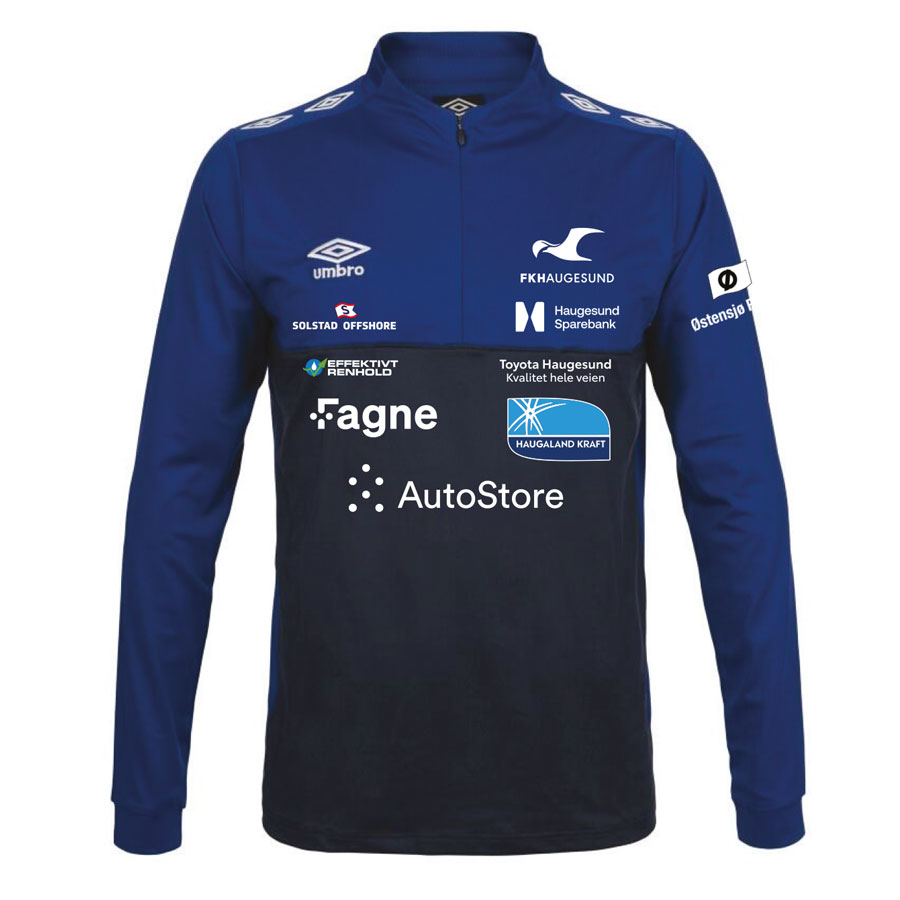 FKH UX Pro half-zip blå junior