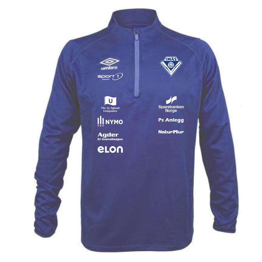 Imås Liga half-zip blå junior