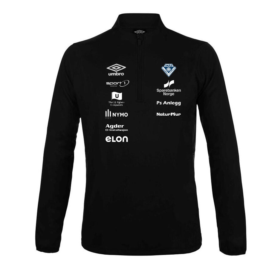 Imås Liga half-zip sort senior