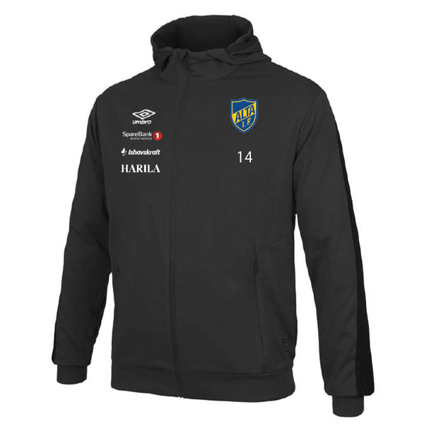 Alta Håndball Flex Full Zip Hood Sort SR