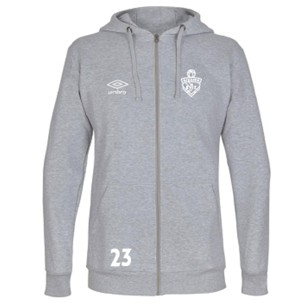 Gjerpen IF Basic Hood Jacket Grå SR