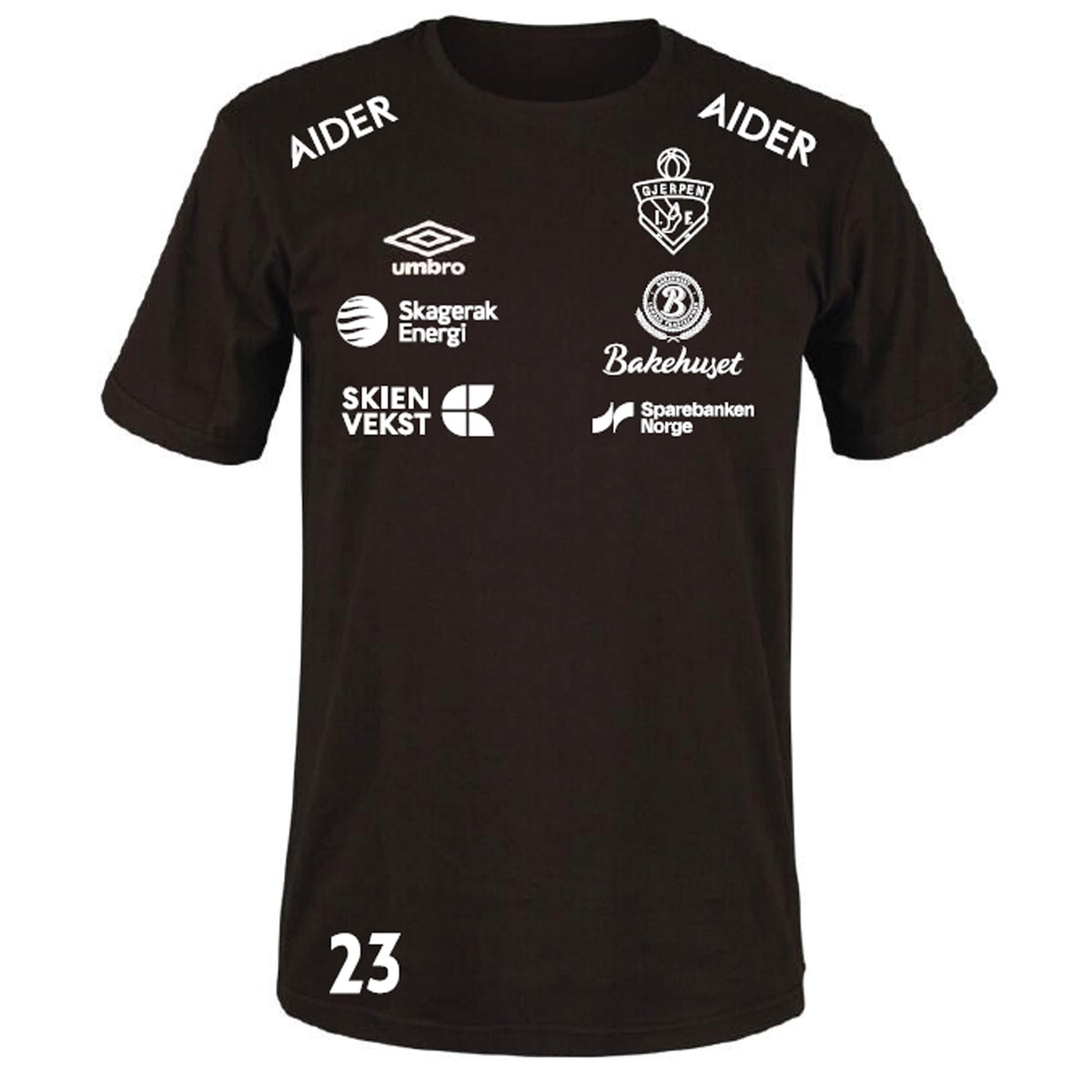 Gjerpen IF Basic Tee Sort SR