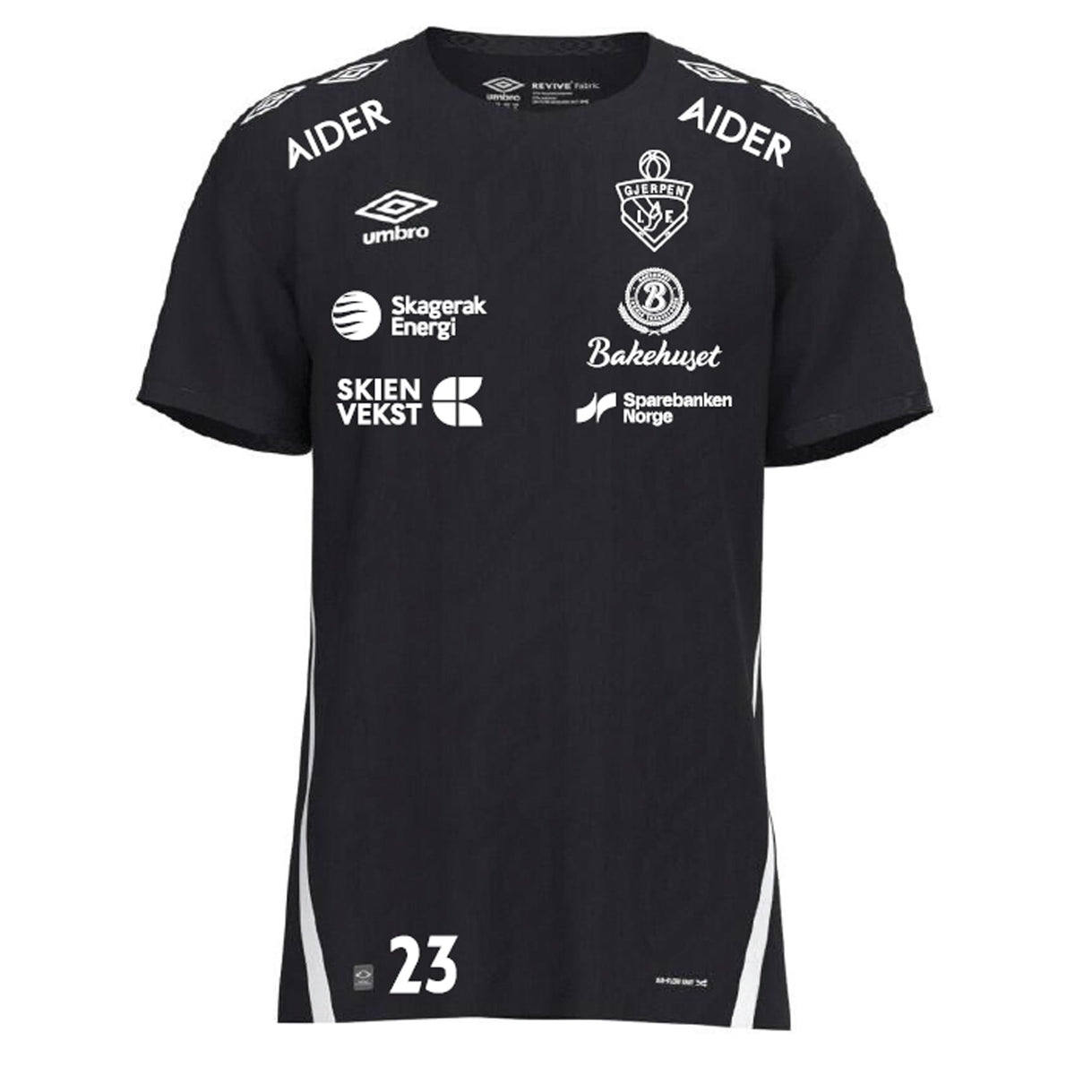 Gjerpen IF UX Pro SS Jsy Sort SR