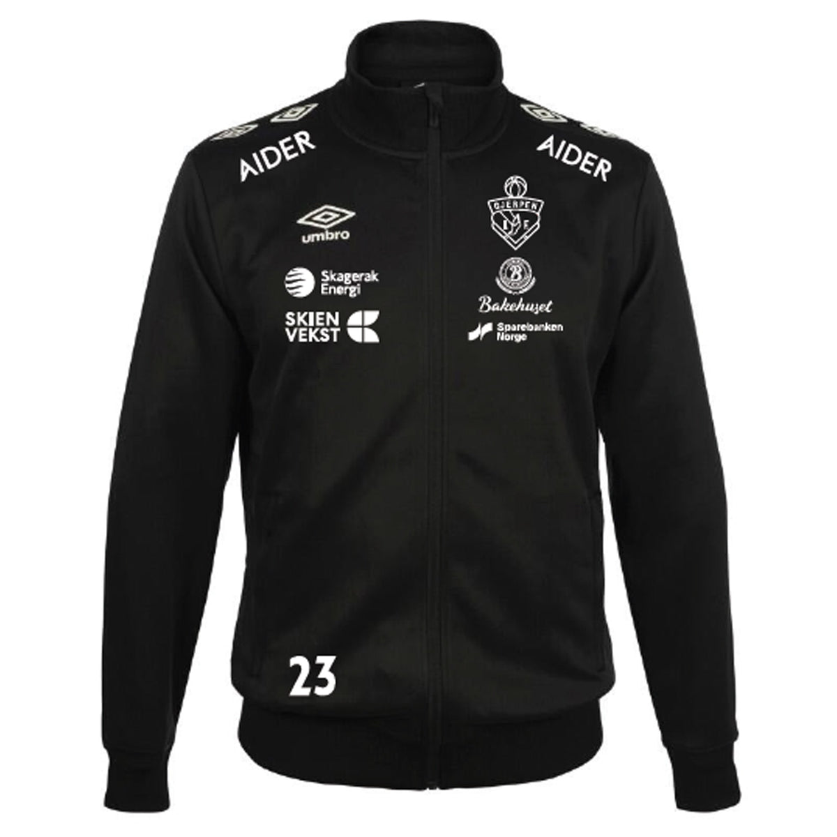 Gjerpen IF UX Pro Track Jacket Sort SR