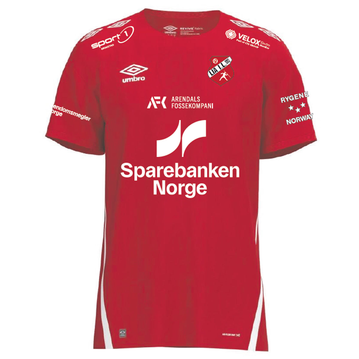 LIA UX Pro SS Jsy Rød SR