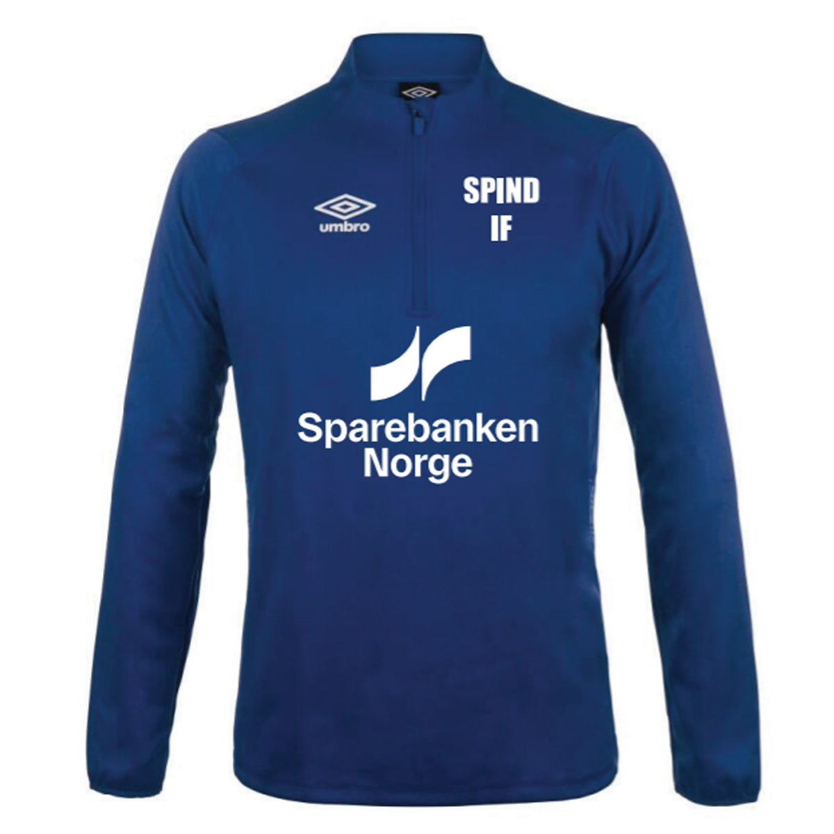 Spind IL Liga Half zip Blå SR