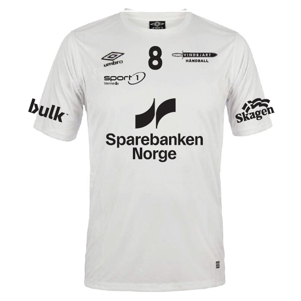Vindbjart HK Liga SS Jersey jr Hvit Bredde