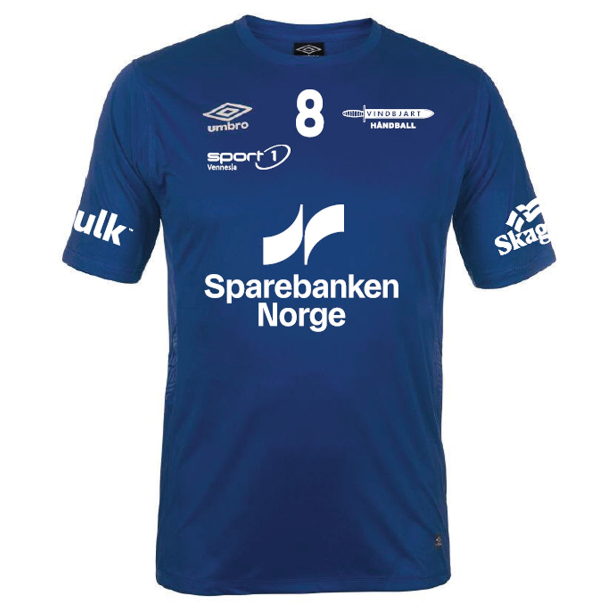 Vindbjart HK Liga SS Jersey jr Blå Bredde