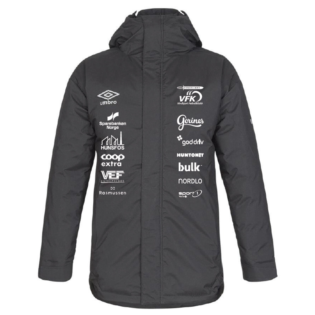 Vindbjart FK UX Elite Coach Jacket Sort JR